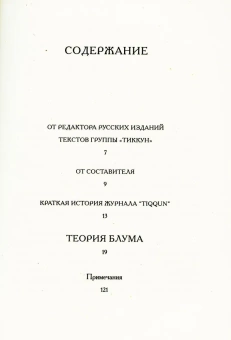 Книга «Тиккун. Теория Блума» -  мягкий переплёт, кол-во страниц - 128, издательство «Гилея»,  серия «In Girum Imus Nocte Et Consumimur Igni», ISBN 978-5-87987-154-8, 2022 год