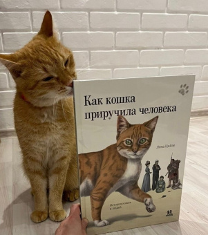 Книга «Как кошка приручила человека: история кошек и людей» - автор Цайзе Лена, твердый переплёт, кол-во страниц - 72, издательство «Пешком в историю»,  серия «Мировая история», ISBN 978-5-907471-86-3, 2023 год