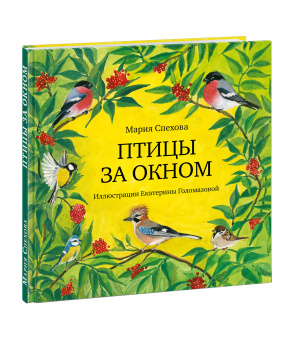 Книга «Птицы за окном» - автор Спехова Мария Евгеньевна, твердый переплёт, кол-во страниц - 28, издательство «Нигма»,  ISBN 978-5-4335-0778-4, 2021 год