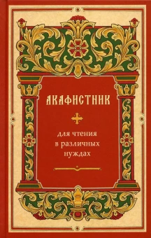 Книга «Акафистник для чтения в различных нуждах» -  твердый переплёт, кол-во страниц - 528, издательство «Синтагма»,  ISBN 978-5-6048705-8-7, 2023 год